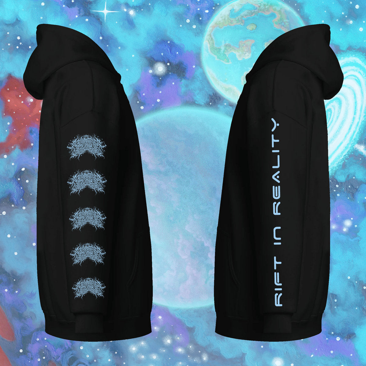 Rift in Reality Black Hoodie