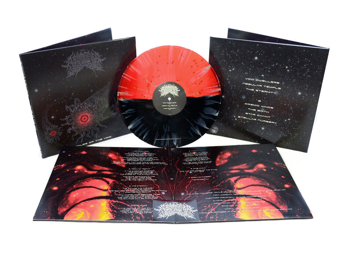 Tales of the Void ltd. LP (111x red/black half & half with grey splatter)